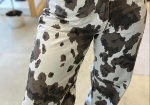 Jeans Cow Print